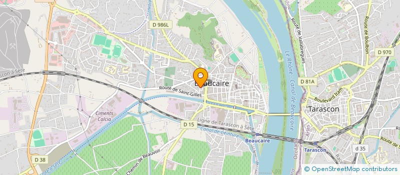 localisation de l'entreprise MADAME WANYUE GAO  BEAUCAIRE