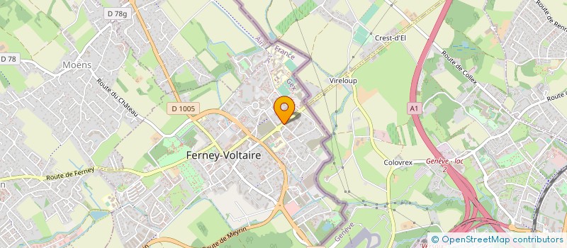 localisation de l'entreprise MADAME WARA MAIZ à FERNEY-VOLTAIRE