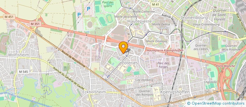 localisation de l'entreprise MADAME WARANYA TINGCHIN à STRASBOURG