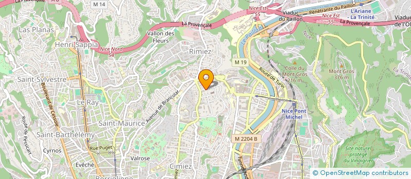 localisation de l'entreprise MADAME WARAPORN KERDPRANG  NICE