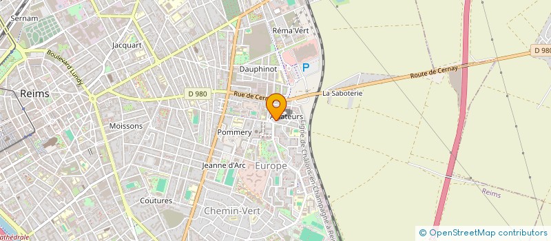 localisation de l'entreprise MADAME WARAPORN WICHABAN  REIMS