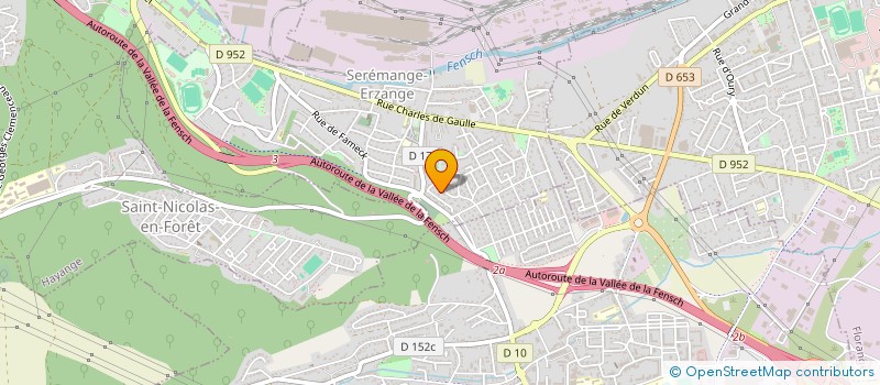 localisation de l'entreprise MADAME WARDA AIT MAHMOUDE  SEREMANGE-ERZANGE