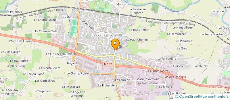 localisation de l'entreprise MADAME WARDA BEN MESSAOUD  NOYAL-SUR-VILAINE