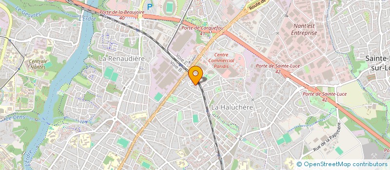 localisation de l'entreprise MADAME WARDA BOUHOUIA à NANTES