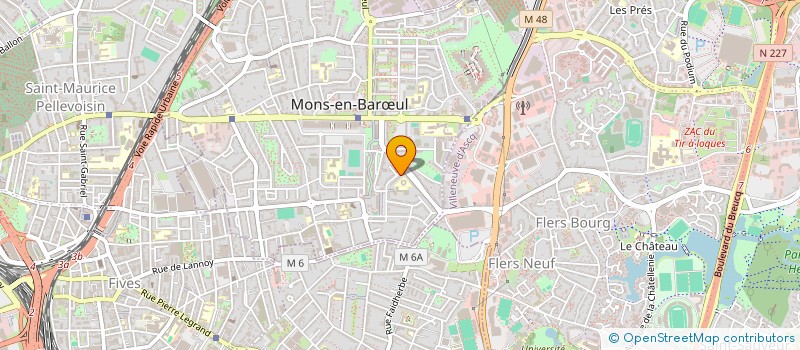 localisation de l'entreprise MADAME WARDA GHEDABNIA  MONS-EN-BARUL