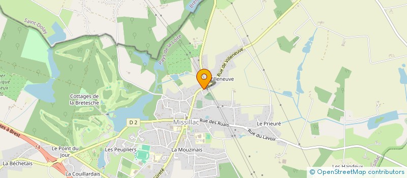 localisation de l'entreprise MADAME WARDA MOBAREK  MISSILLAC