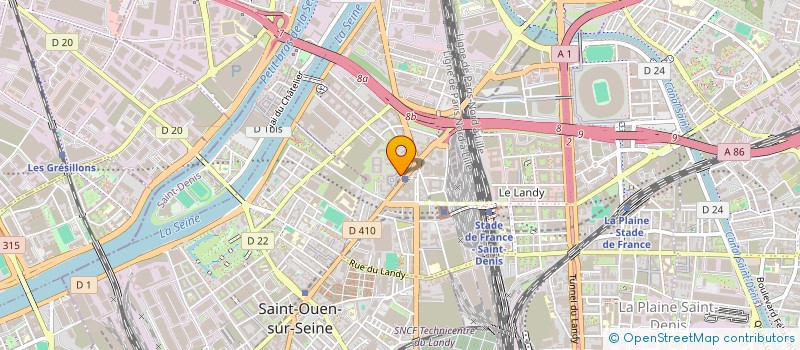 localisation de l'entreprise MADAME WARDIA BOUZIDI  SAINT-DENIS