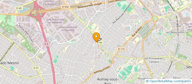 localisation de l'entreprise MADAME WASSA COULIBALY à AULNAY-SOUS-BOIS
