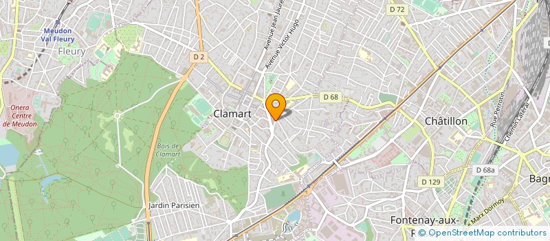 localisation de l'entreprise MADAME WASSIATOU ACHIROU  CLAMART