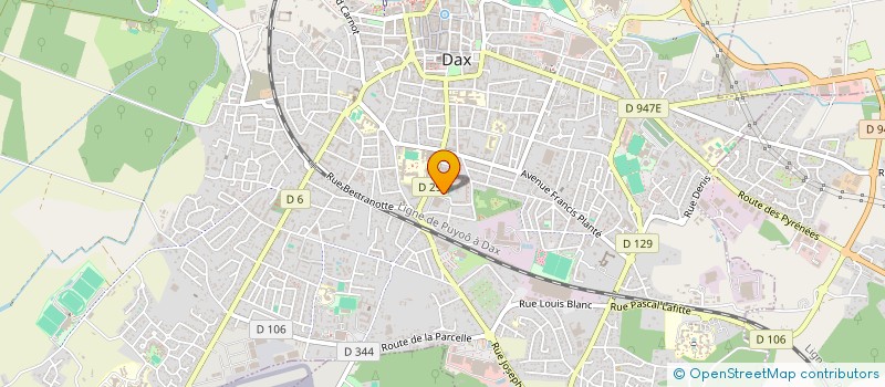 localisation de l'entreprise MADAME WASSILA BEHAR  DAX