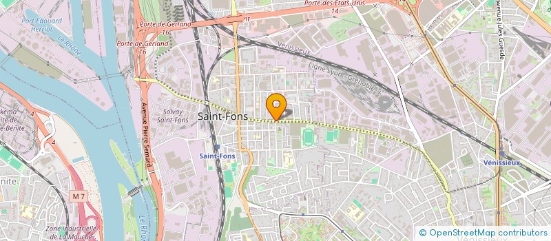 localisation de l'entreprise MADAME WASSILA BELMEKKI  ST FONS