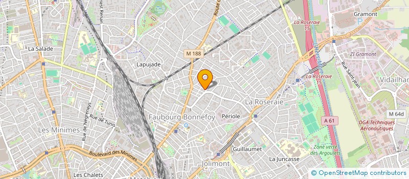 localisation de l'entreprise MADAME WASSILA BERRAHMA à TOULOUSE
