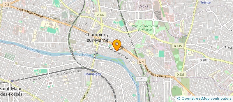 localisation de l'entreprise MADAME WASSILA EL AZZAOUI à CHAMPIGNY-SUR-MARNE