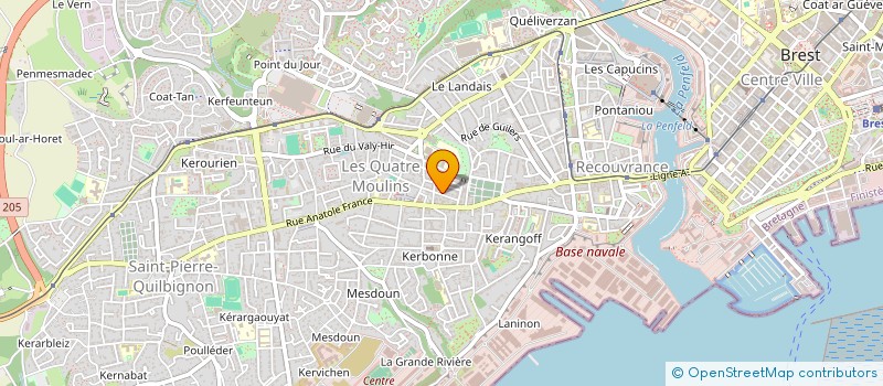 localisation de l'entreprise MADAME WASSILA YOUSNADJI à BREST
