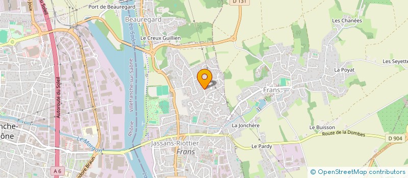 localisation de l'entreprise MADAME WATFA BERKACHI  JASSANS-RIOTTIER