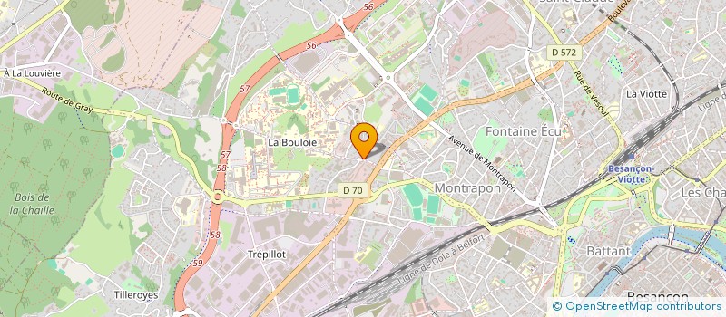 localisation de l'entreprise MADAME WATHITE THIAM  BESANCON