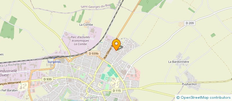 localisation de l'entreprise MADAME WATILATOU BAH GUENE à SURGERES