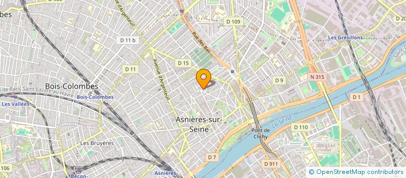 localisation de l'entreprise MADAME WEDIA PENDJE à ASNIERES-SUR-SEINE