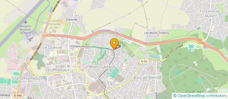 localisation de l'entreprise MADAME WEFA BENKRAMA  LE HAVRE