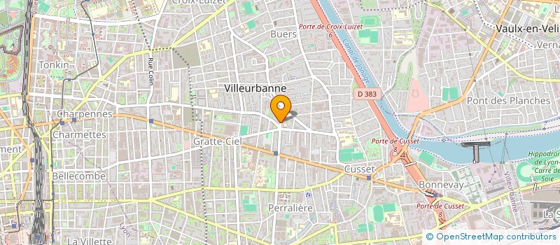 localisation de l'entreprise MADAME WEI CHEN à VILLEURBANNE