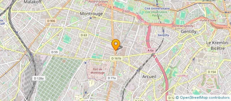 localisation de l'entreprise MADAME WEI LI  MONTROUGE