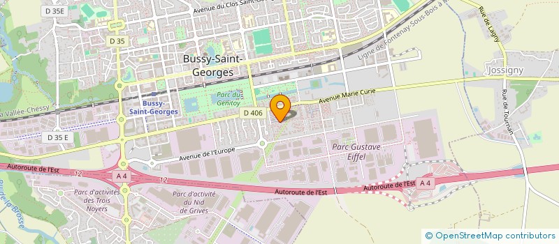 localisation de l'entreprise MADAME WEI ZHU  BUSSY-SAINT-GEORGES