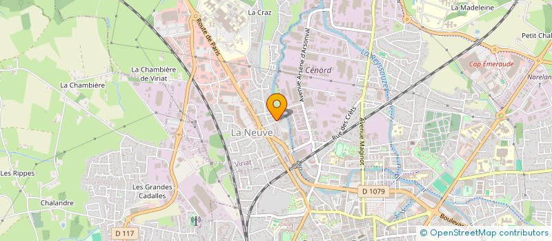 localisation de l'entreprise MADAME WEILIN YANG  VIRIAT