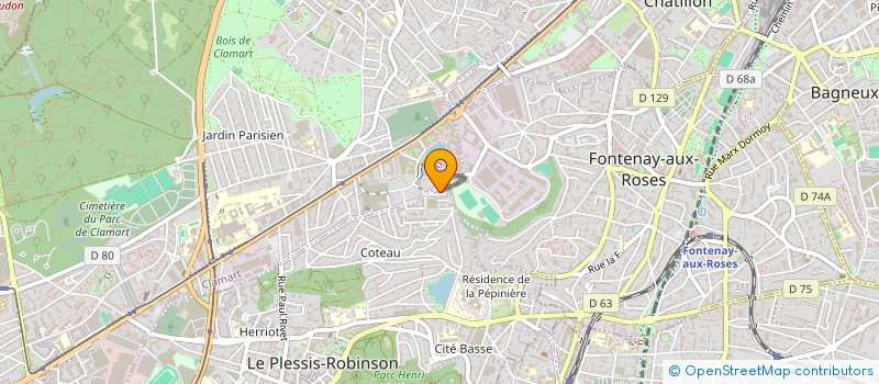 localisation de l'entreprise MADAME WEIWEI WANG  LE PLESSIS-ROBINSON