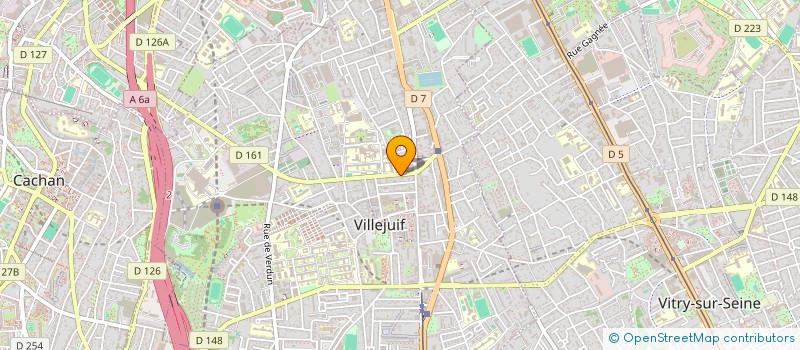 localisation de l'entreprise MADAME WEIYI WANG à VILLEJUIF