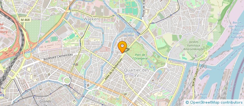 localisation de l'entreprise MADAME WELSCH MAIER à STRASBOURG