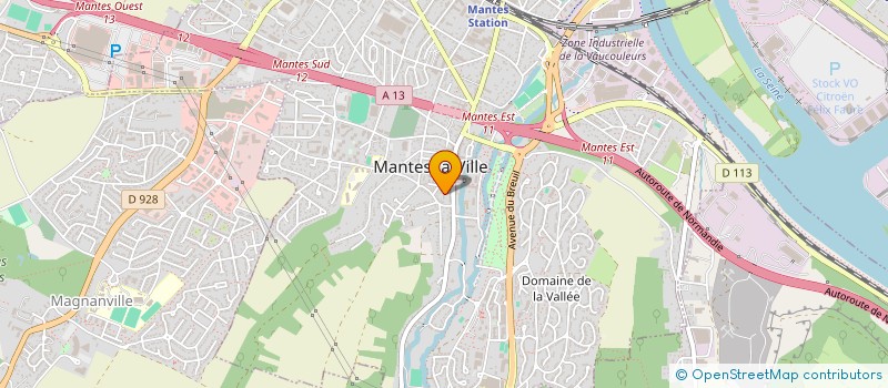 localisation de l'entreprise MADAME WELVANIA MALONGA  MANTES-LA-VILLE