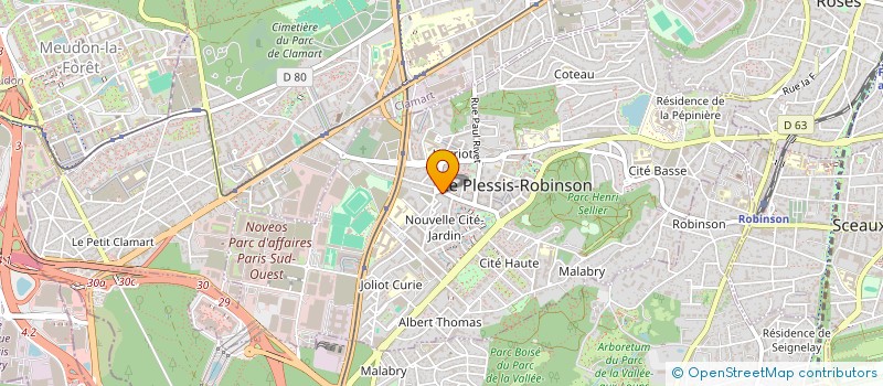 localisation de l'entreprise MADAME WEN-HAN LIU  LE PLESSIS-ROBINSON