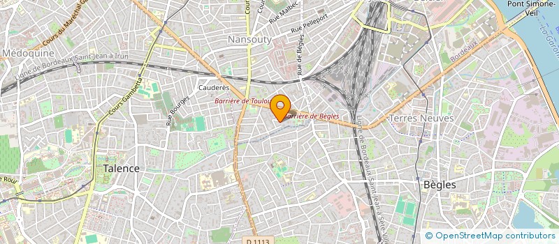 localisation de l'entreprise MADAME WEN WU à BORDEAUX