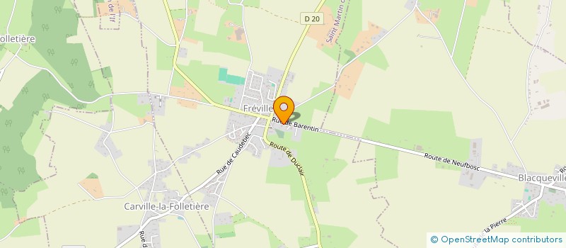 localisation de l'entreprise MADAME WENDIE HERICHER  SAINT MARTIN DE L'IF