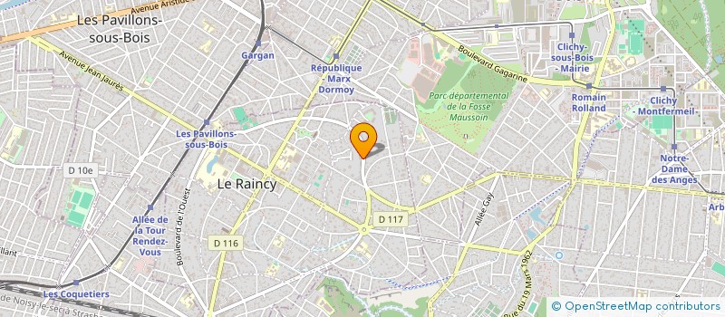 localisation de l'entreprise MADAME WENDO AFULA LUKALA  LE RAINCY