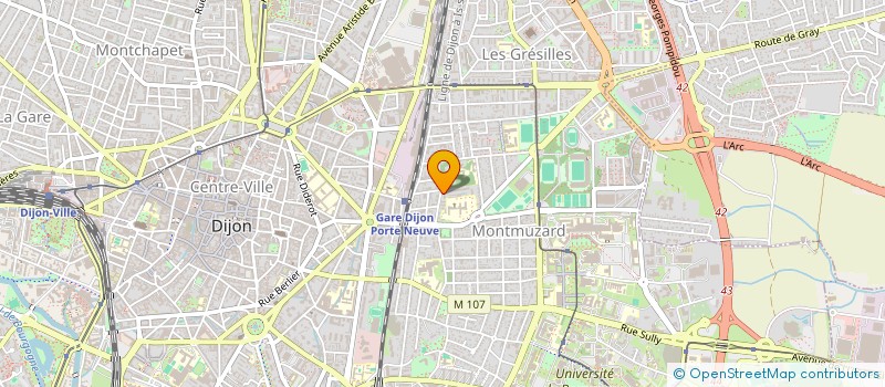 localisation de l'entreprise MADAME WENDPAGNANGDE OUEDRAOGO à DIJON