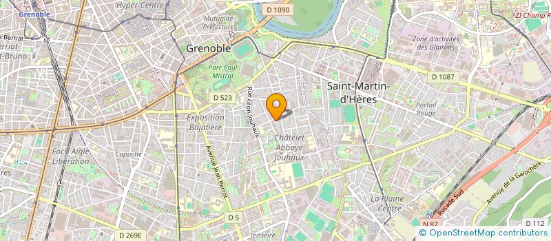 localisation de l'entreprise MADAME WENDPENGRE MANDO à GRENOBLE