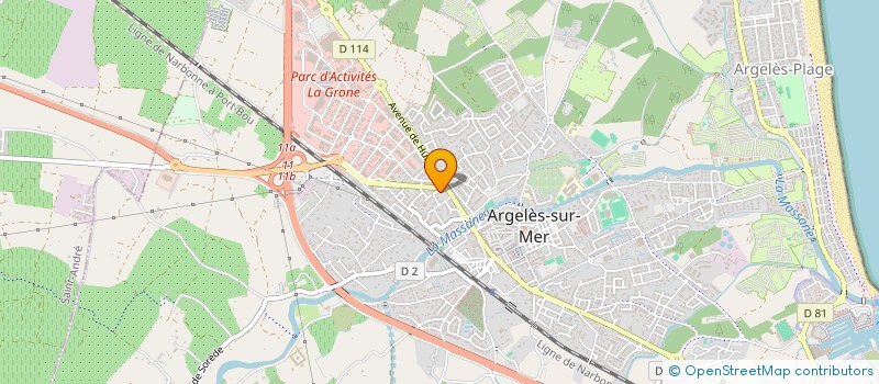 localisation de l'entreprise MADAME WENDY ADEL  ARGELES-SUR-MER