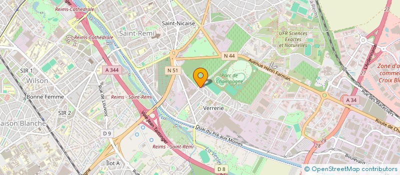 localisation de l'entreprise MADAME WENDY ALLART  REIMS