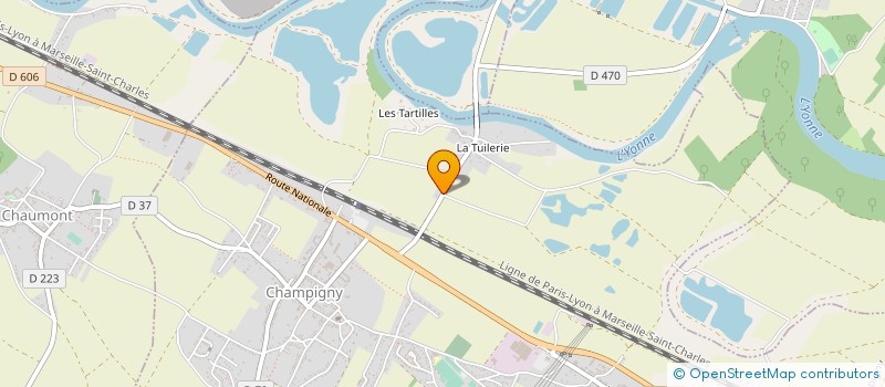 localisation de l'entreprise MADAME WENDY AUBERT  CHAMPIGNY