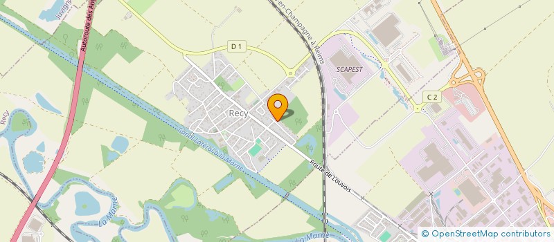 localisation de l'entreprise MADAME WENDY AUBRY  RECY