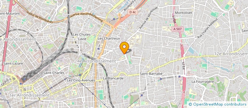 localisation de l'entreprise MADAME WENDY CAMPAGNONI à MARSEILLE