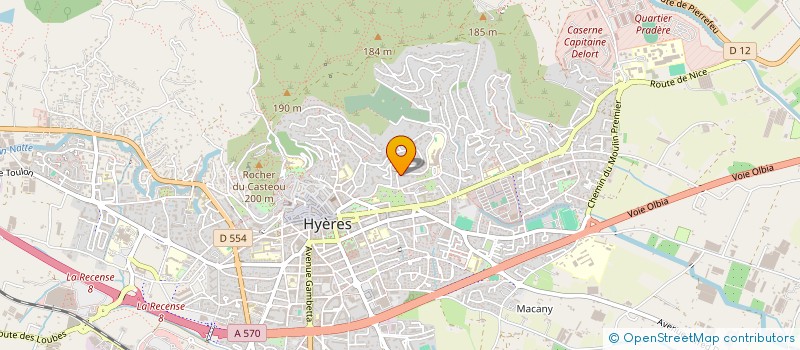 localisation de l'entreprise MADAME WENDY CAPIFALI à HYERES