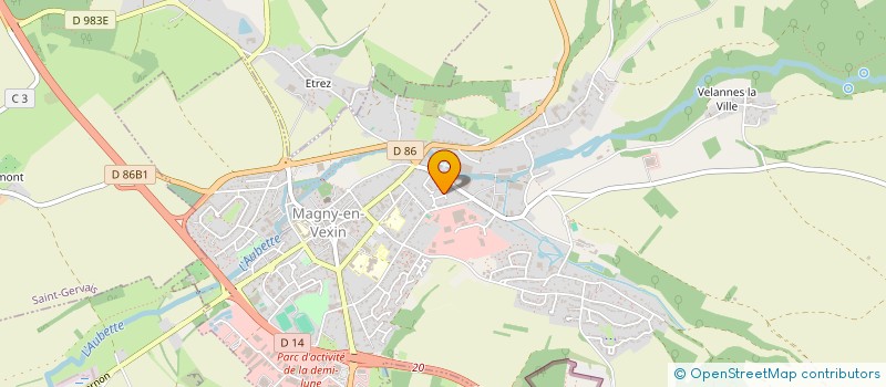 localisation de l'entreprise MADAME WENDY CARLIER  MAGNY-EN-VEXIN