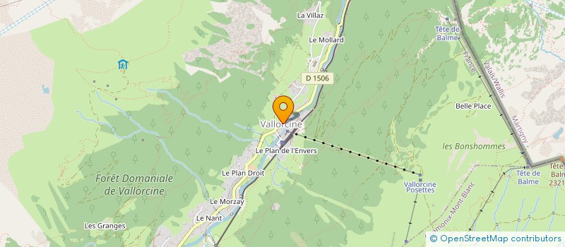 localisation de l'entreprise MADAME WENDY CEPEDA CHINCHILLA  VALLORCINE