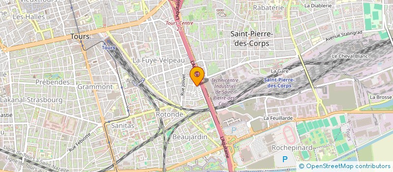 localisation de l'entreprise MADAME WENDY CHAPLIN  TOURS