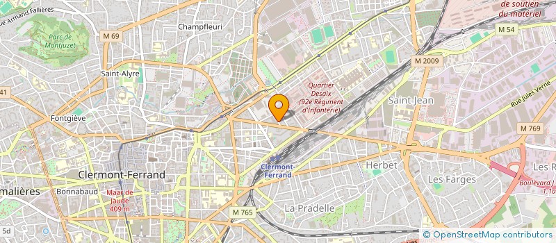 localisation de l'entreprise MADAME WENDY CHENEVIERE  CLERMONT-FERRAND