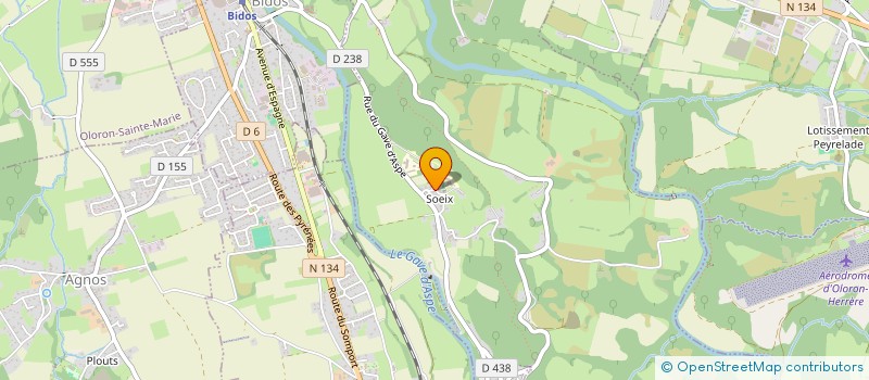 localisation de l'entreprise MADAME WENDY COLLOMB  OLORON-SAINTE-MARIE