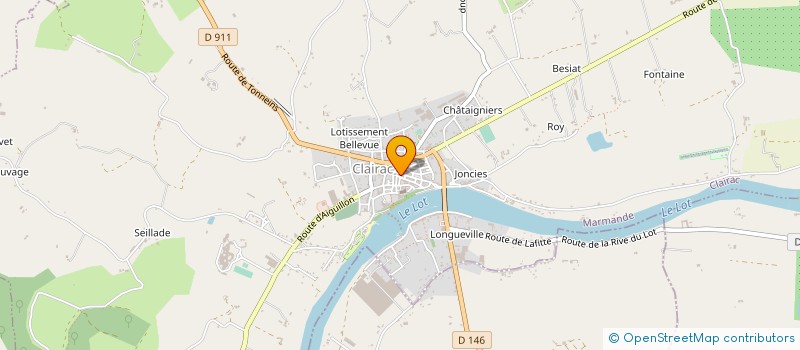 localisation de l'entreprise MADAME WENDY DAL MOLIN  CLAIRAC