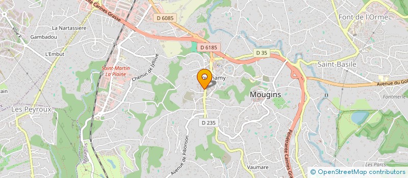 localisation de l'entreprise MADAME WENDY DELATTRE  MOUGINS